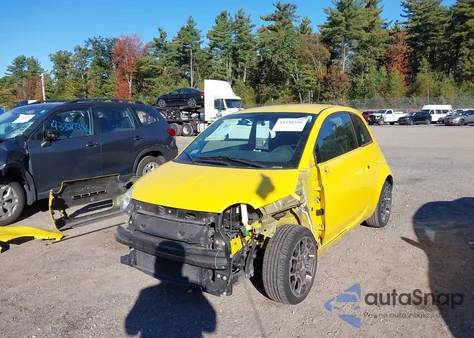 2015 Fiat 500 Sport from USA, damaged, VIN 3C3CFFBR8FT545552